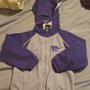 Nike Team Purple and Gray Jacket